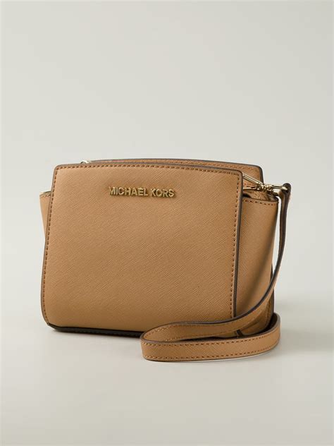 michael kors mini selma bag in tan|Michael Kors selma medium satchel.